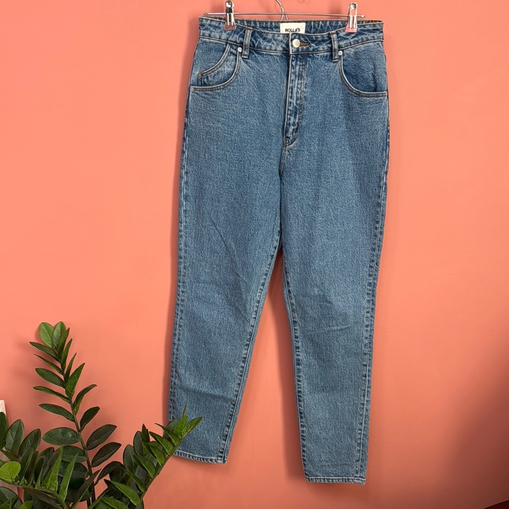 Rollas High Rise Slim Dusters Jeans in G’day Mate
